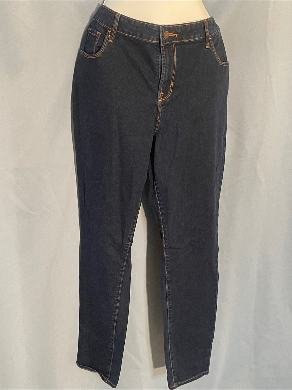 Old Navy Women's Skinny Jeans in Dark Navy with Contrast Stitching